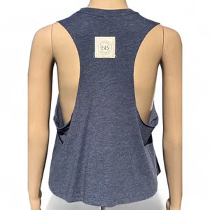 Tank Top in Navy w Ochre